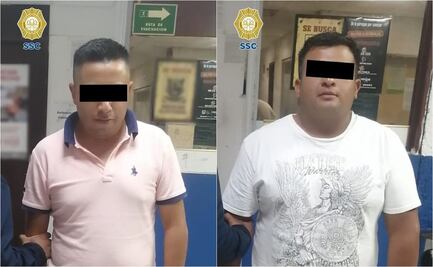 Policía detiene a dos presuntos montachoques en Álvaro Obregón