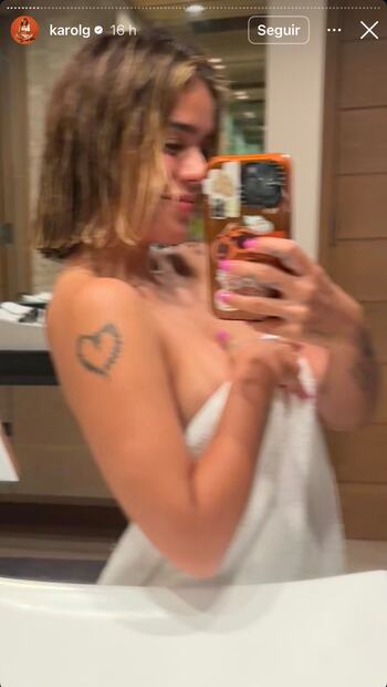 Karol G sorprende con un nuevo look. Foto: Instagram @karolg