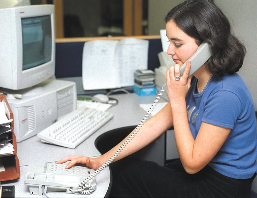 El inicio del cambio de dígitos en los teléfonos