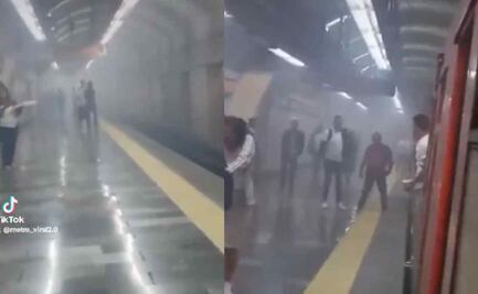 VIDEOS: ¿Qué originó la presencia de humo en Línea 7 del Metro?