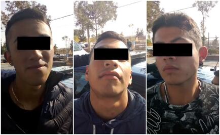 Caen tres hombres por asalto a transporte público en Iztapalapa