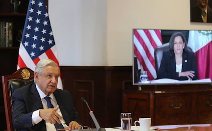 AMLO y Kamala Harris acuerdan abordar causas de fondo de la migración en el Triángulo Norte