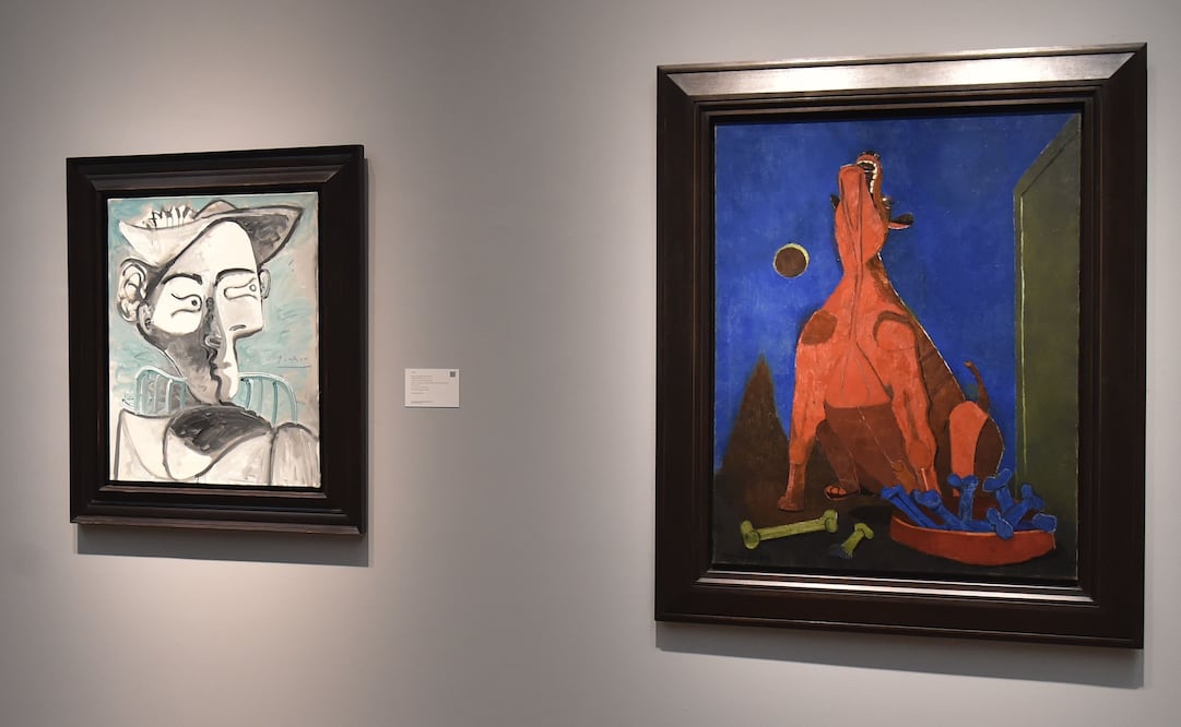 "Perro aullando a la luna". Rufino Tamayo. Foto: AFP
