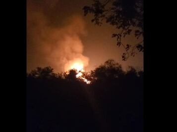 Explota ducto de Pemex en municipio de Altamira, Tamaulipas