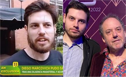 Diego, hijo de Alejandro Marcovich, duerme en una banca o en las escaleras desde que su padre lo sacó de la casa