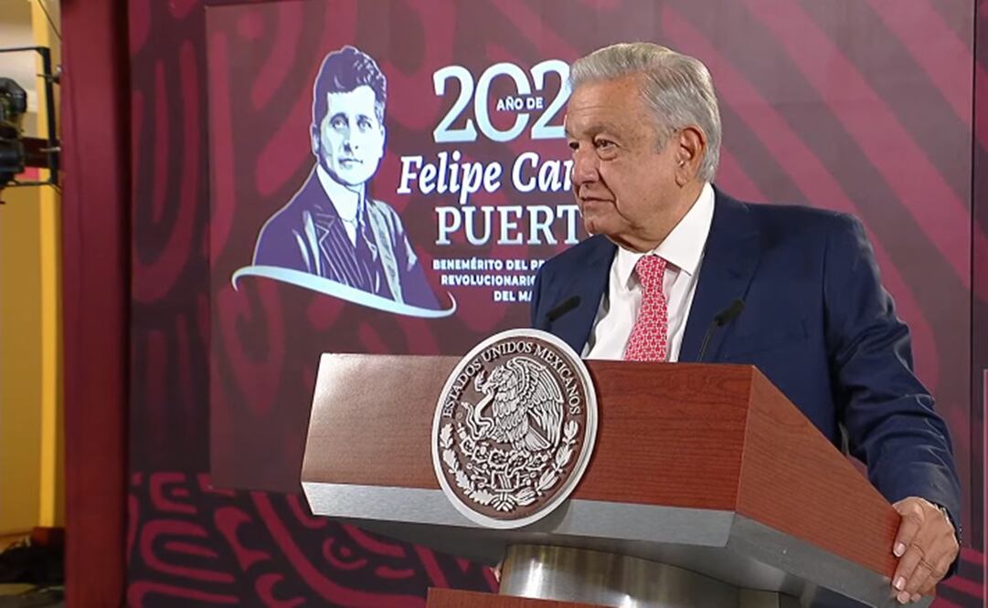 Conferencia de prensa matutina del presidente López Obrador. Foto: captura de pantalla