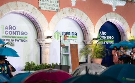 Mérida se gobierna de la mano de la gente; Cecilia Patrón presenta primer informe con enfoque en resultados y comunidad