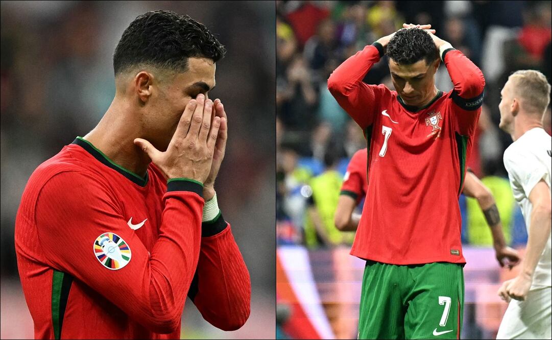 La emotiva reacción de Cristiano Ronaldo luego de errar un penalti decisivo con Portugal