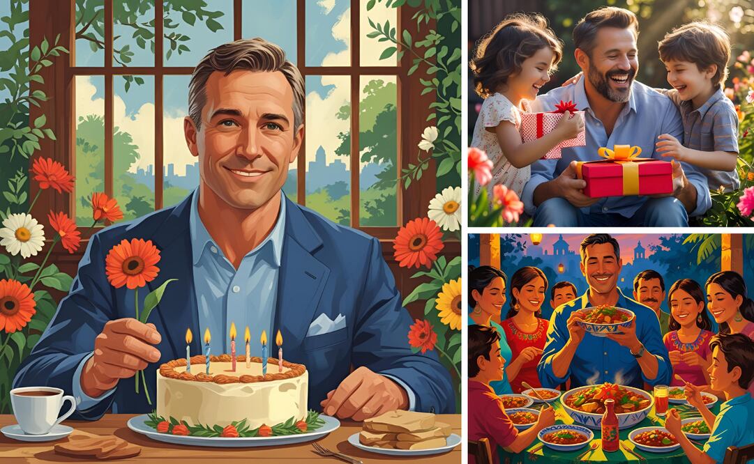 El Día del Padre en México se celebra el tercer domingo de junio. Foto: IA