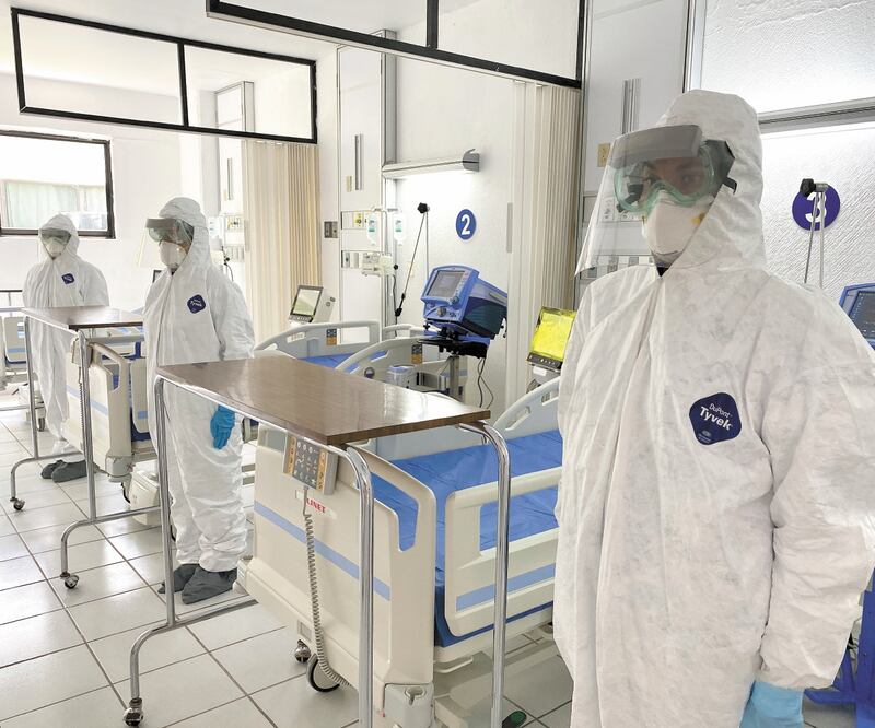 Destino. Los hospitales militares de Mexicali, en Baja California, y Chetumal, Quintana Roo, recibieron el material médico. Foto: ARCHIVO EL UNIVERSAL