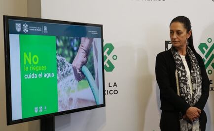 CDMX lanza campaña para reducir consumo de agua en temporada de estiaje