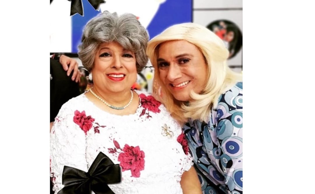 Javier Yépez "Mamá Mela" y Carlos Rangel "La manigüis". Foto: Instagram Carlos Rangel