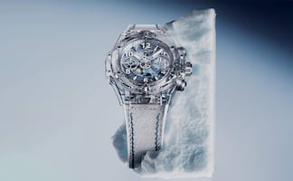 Un baño de nieve en la muñeca