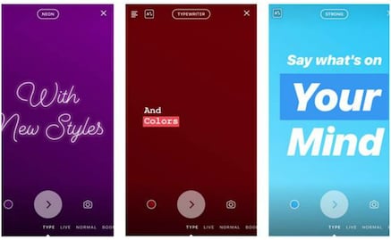 Instagram estrena nuevas fuentes de texto en Stories