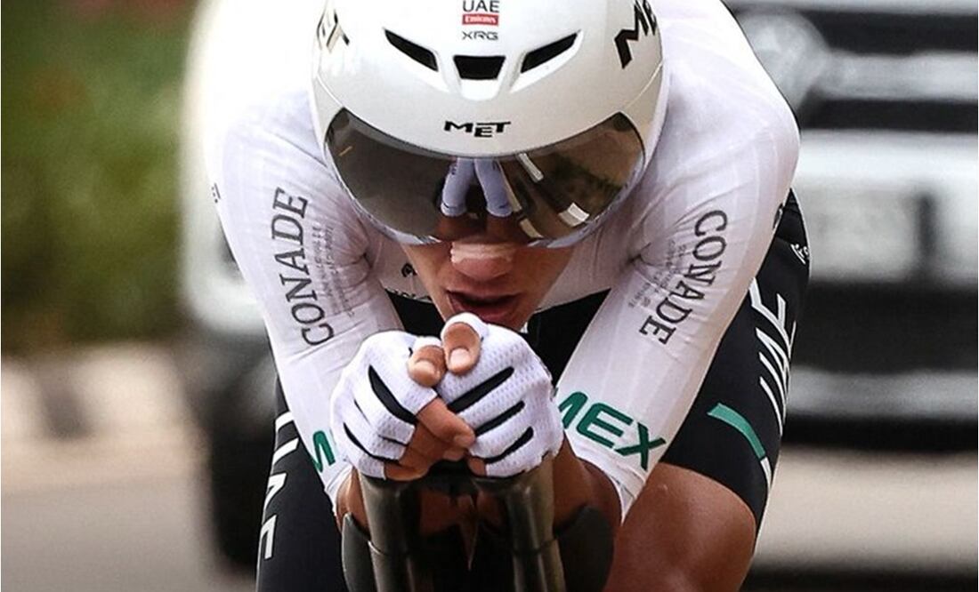 FOTO: ESPECIAL - Isaac del Toro logra histórico quinto lugar en la prueba contrarreloj del Mundial de Ciclismo