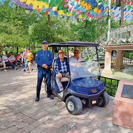 Policía turística orienta y cuida a asistentes a feria