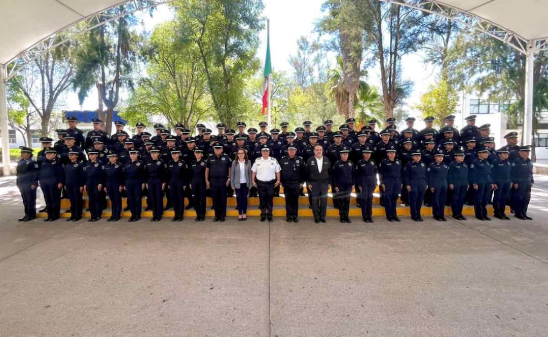 Nuevos elementos de la policía de Aguascalientes / Foto: Especial
