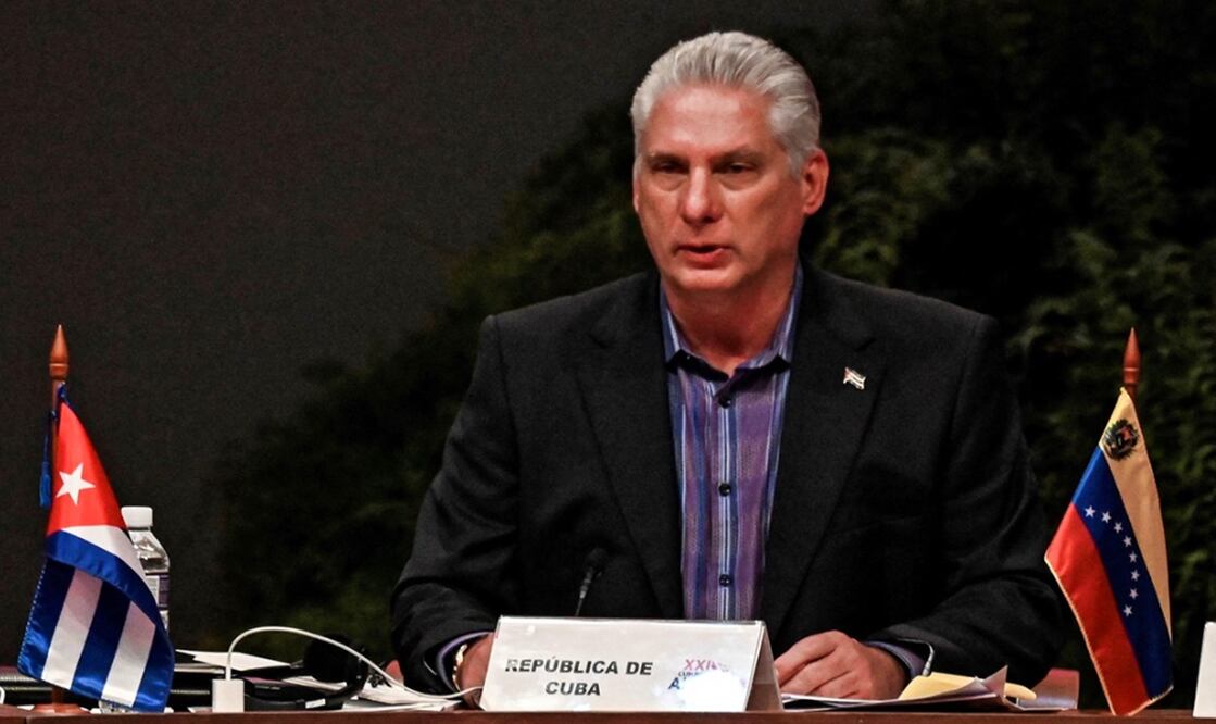 El presidente de Cuba, Miguel Díaz -Canel, llegó al Aeropuerto Internacional de Campeche para iniciar una visita oficial a México. Foto: archivo/EL UNIVERSAL