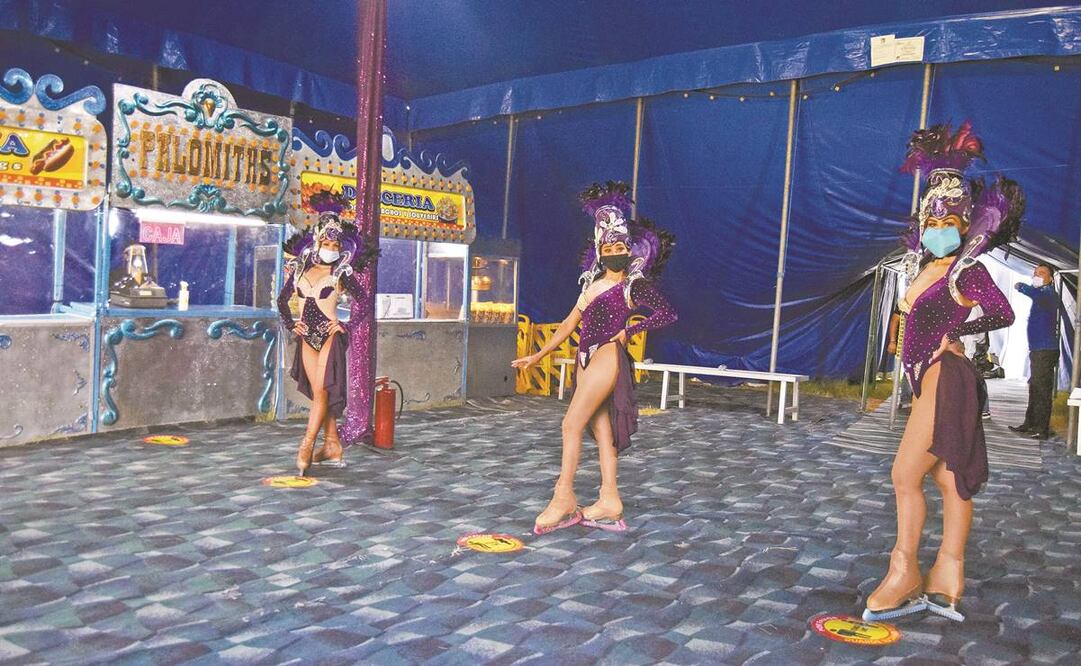 Hace más de tres meses el circo fue suspendido debido a la pandemia. FOTOS: NICOLE TREJO. EL UNIVERSAL