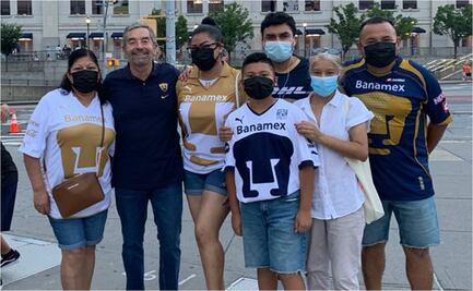 Juan Ramón de la Fuente, presente en el New York City vs Pumas