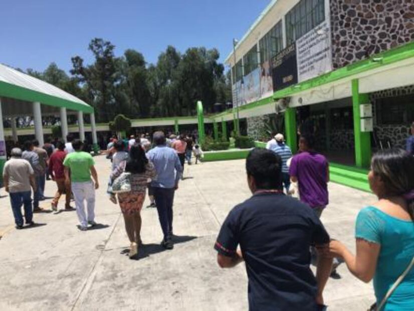 Reportan robo de lista nominal en casilla de Coacalco, Estado de México