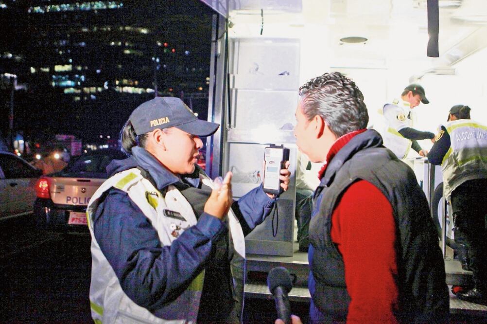 Tras la implementación del alcoholímetro disminuyeron 30% los accidentes fatales asociados con el consumo de alcohol (ARCHIVO. EL UNIVERSAL)