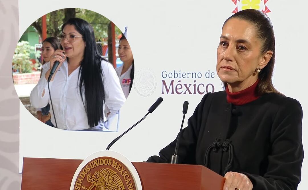 Claudia Sheinbaum retomó el tema sobre el agradecimiento de la alcaldesa de Coalcomán, Michoacán a 
"El Mencho". Foto: especial