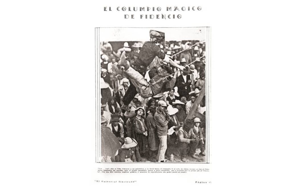 Gustavo Casasola realizó un reportaje gráfico del “milag roso” Niño Fidencio en Espinazo, Nuevo León, que apareció en EL UNIVERSAL ILUSTRADO, el 16 de febrero de 1928 (ARCHIVO EL UNIVERSAL)