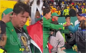 FIFA sanciona a "Caramelo" y le quita su sombrero tras lanzarlo a la cancha