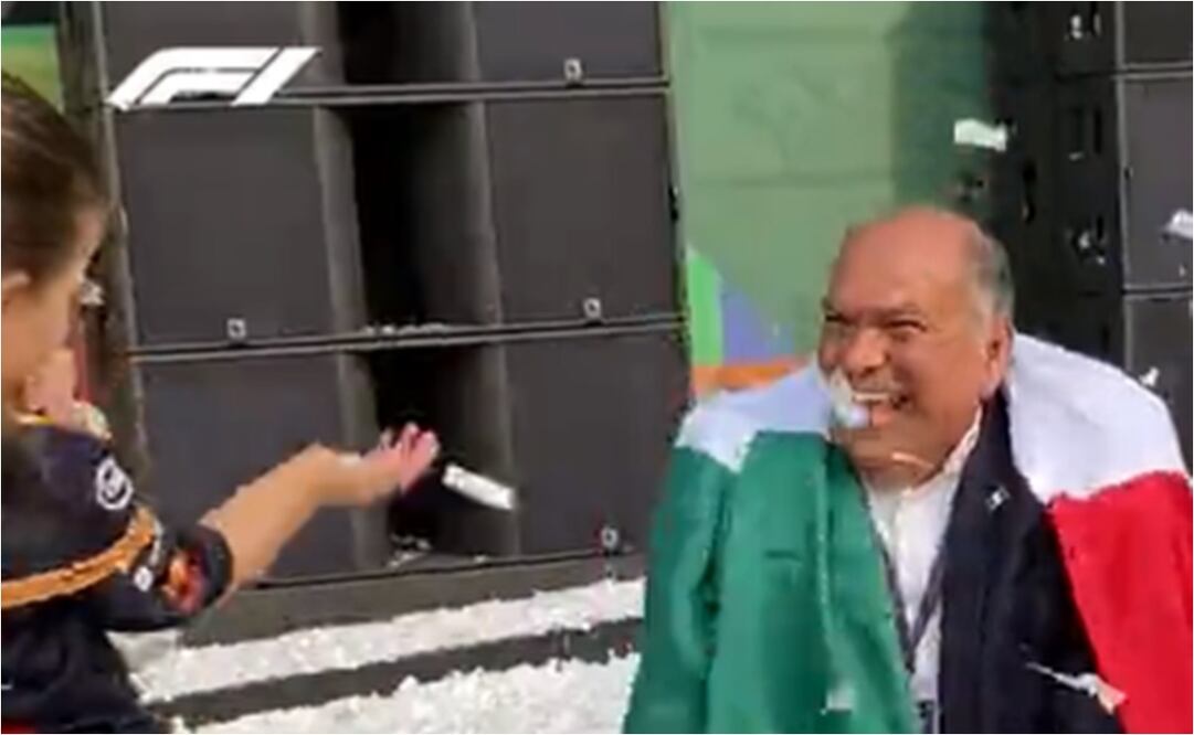 Familia de Checo Pérez en el AHR / FOTO: ESPECIAL