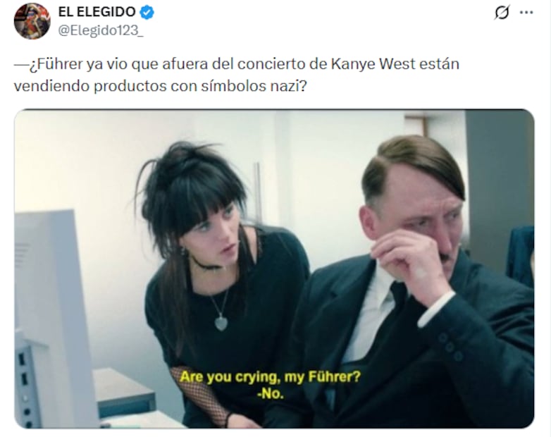 Memes del concierto de Kanye West en la Plaza de Toros de la CDMX. Foto: X