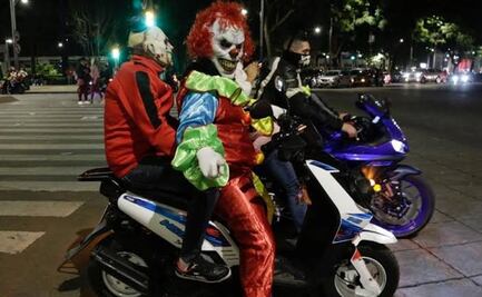 Impide SSC otra "Rodada del Terror" en la México-Tacuba; policías encapsulan a 60 bikers