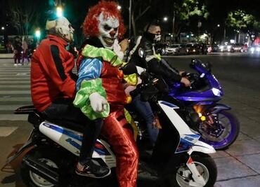 Impide SSC otra "Rodada del Terror" en la México-Tacuba; policías encapsulan a 60 bikers