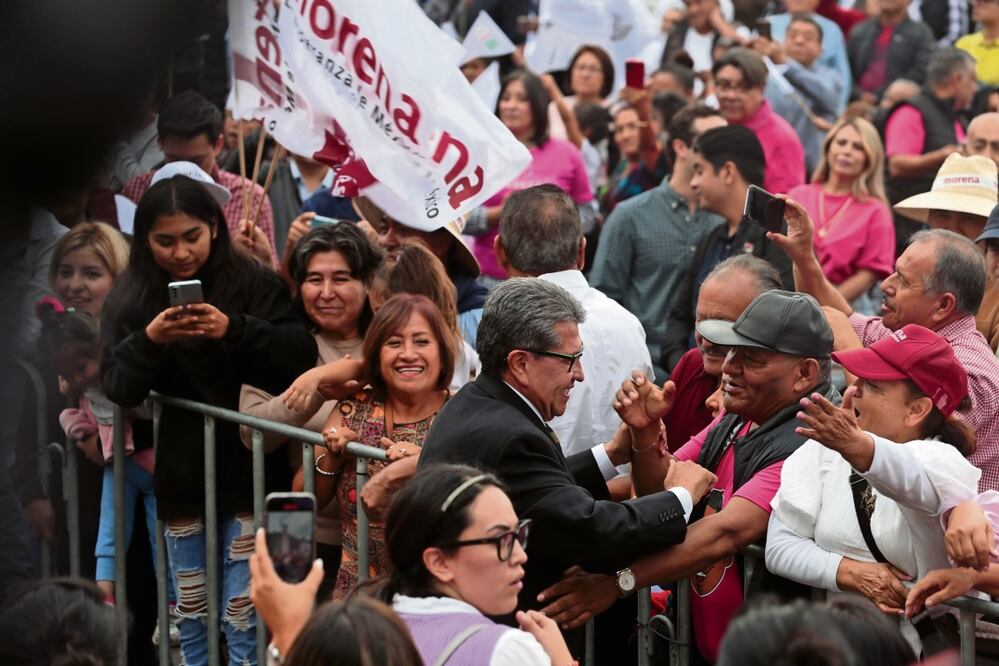 Ricardo Monreal descartó irse de Morena si las encuestas no le favorecen. Foto: Especial