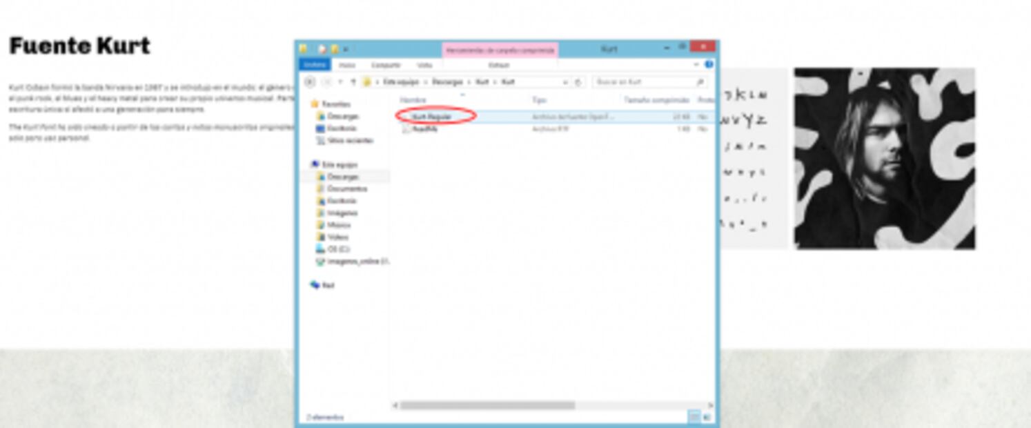 Descarga la tipografía de Bowie y escribe como rockstar