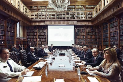 Navarrete Prida se reúne con 9 gobernadores