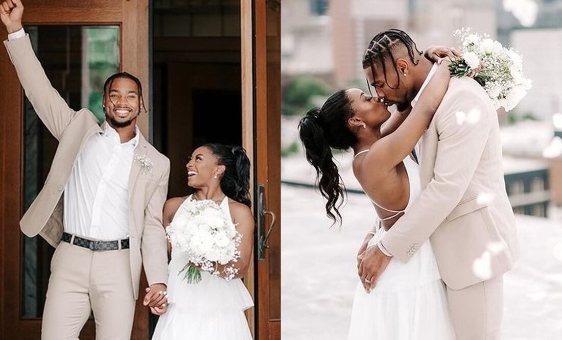 Boda de Simone Biles y Jonathan Owens - Foto: Instagram