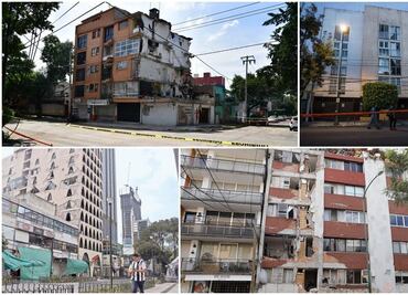Estos son los 13 edificios que demolerán tras el sismo