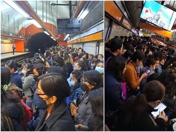 ¿Qué pasó en Metro Mixcoac y por qué detuvieron el servicio por varios minutos?