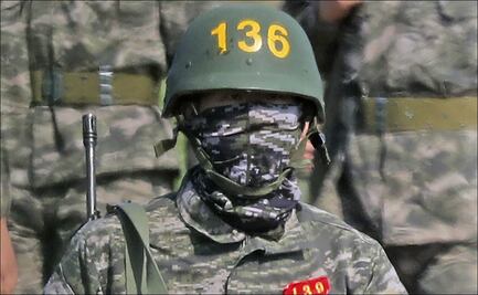 Revelan fotos de Son Heung-min en su servicio militar