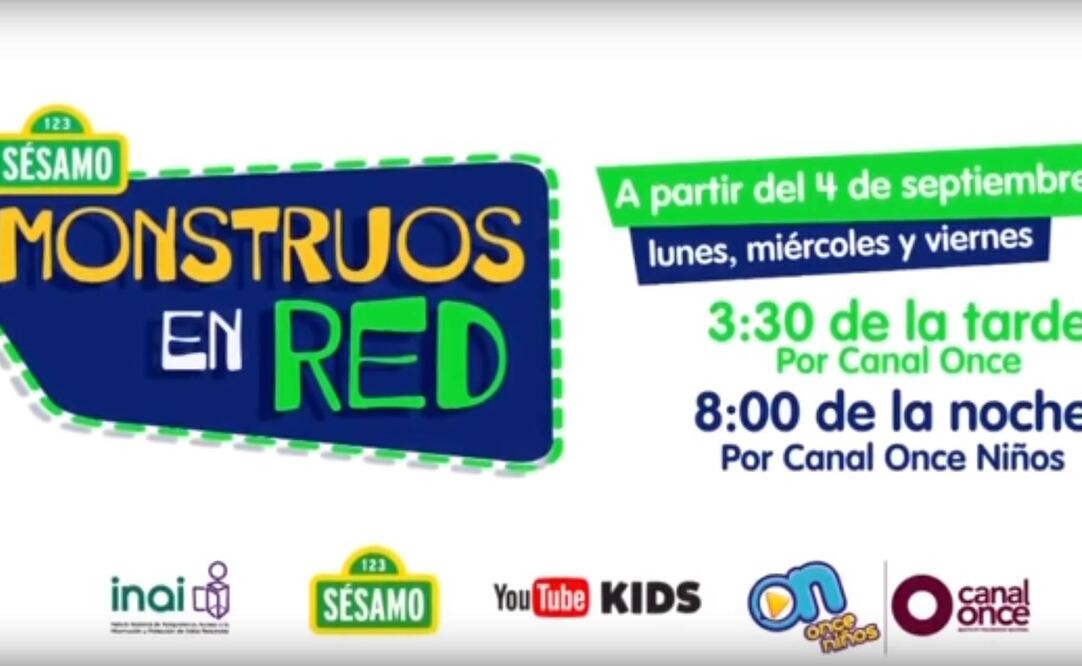 INAI y Sesame Workshop, unidos en serie