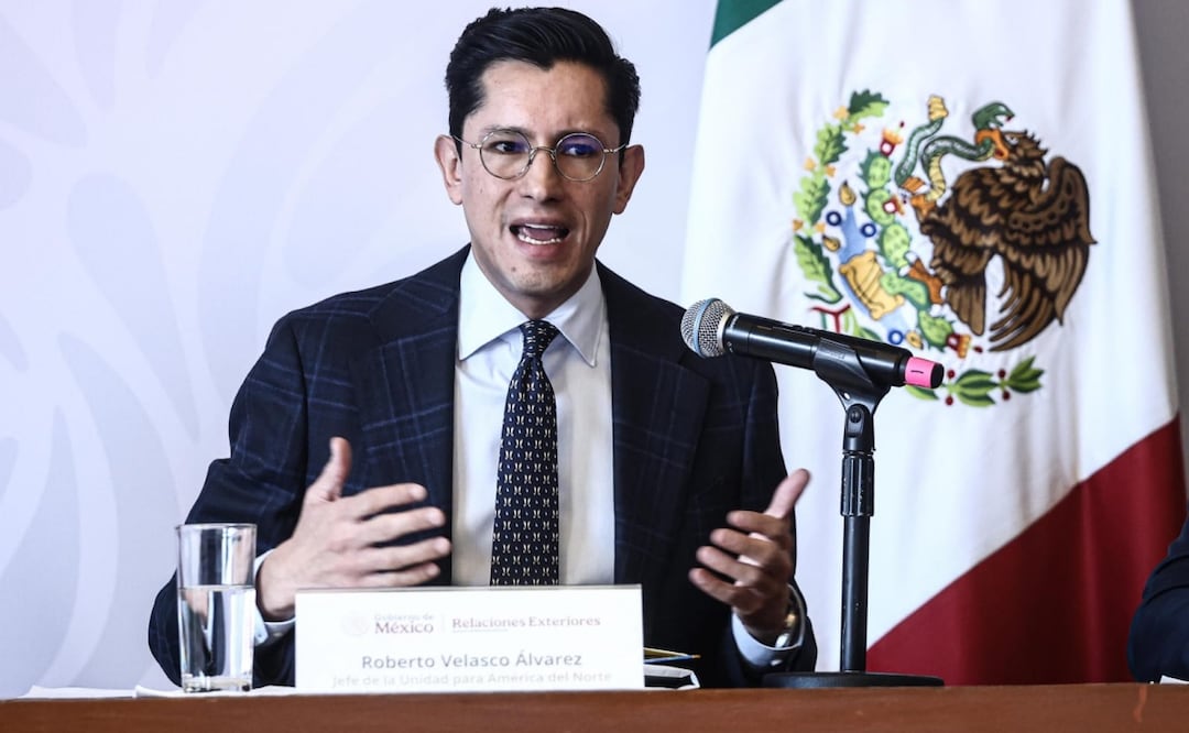 Roberto Velasco, subsecretario para América del Norte de la SRE (24/10/2025). Foto: Gabriel Pano / EL UNIVERSAL