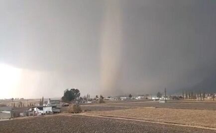 Tornado daña 45 casas en dos municipios de Edomex