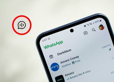 Qué significa la burbuja que aparece en los grupos de WhatsApp