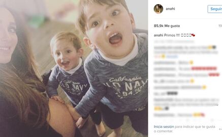 Anahí presume últimos meses de embarazo