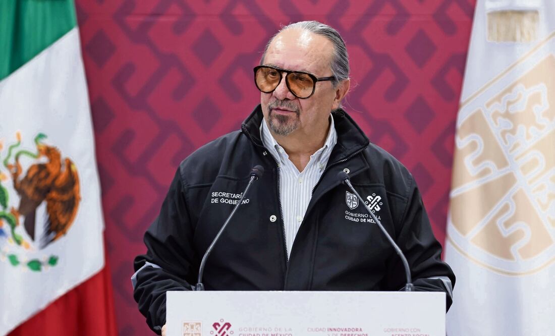 El secretario de Gobierno de la Ciudad de México, Ricardo Ruiz, indicó que se trabaja en el diagnóstico de lugar por lugar donde hay migrantes. Foto: Especial