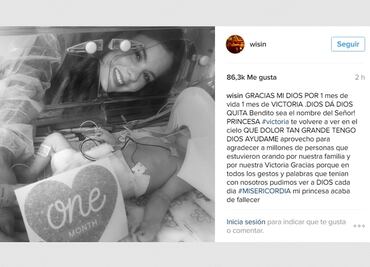 Muere la hija del reguetonero Wisin
