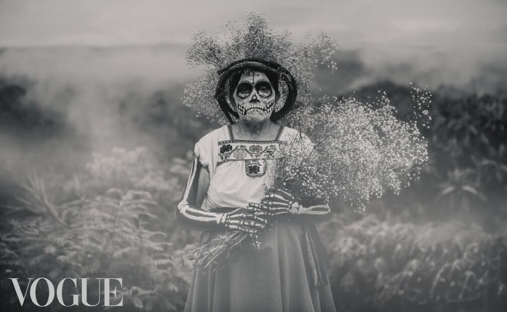 Para el fotógrafo el Xantolo es un encuentro sagrado entre la vida y la muerte.
Foto: Especial.