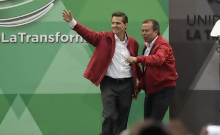 EPN arrives at meeting with PRI members