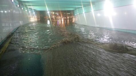 Activan alerta roja para Magdalena Contreras; se desborda río